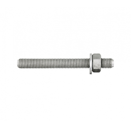 STUD CHEMICAL FLAT CUT GAL M12 X 160 MM